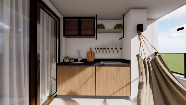 varanda com banco fechado_2 - Photo